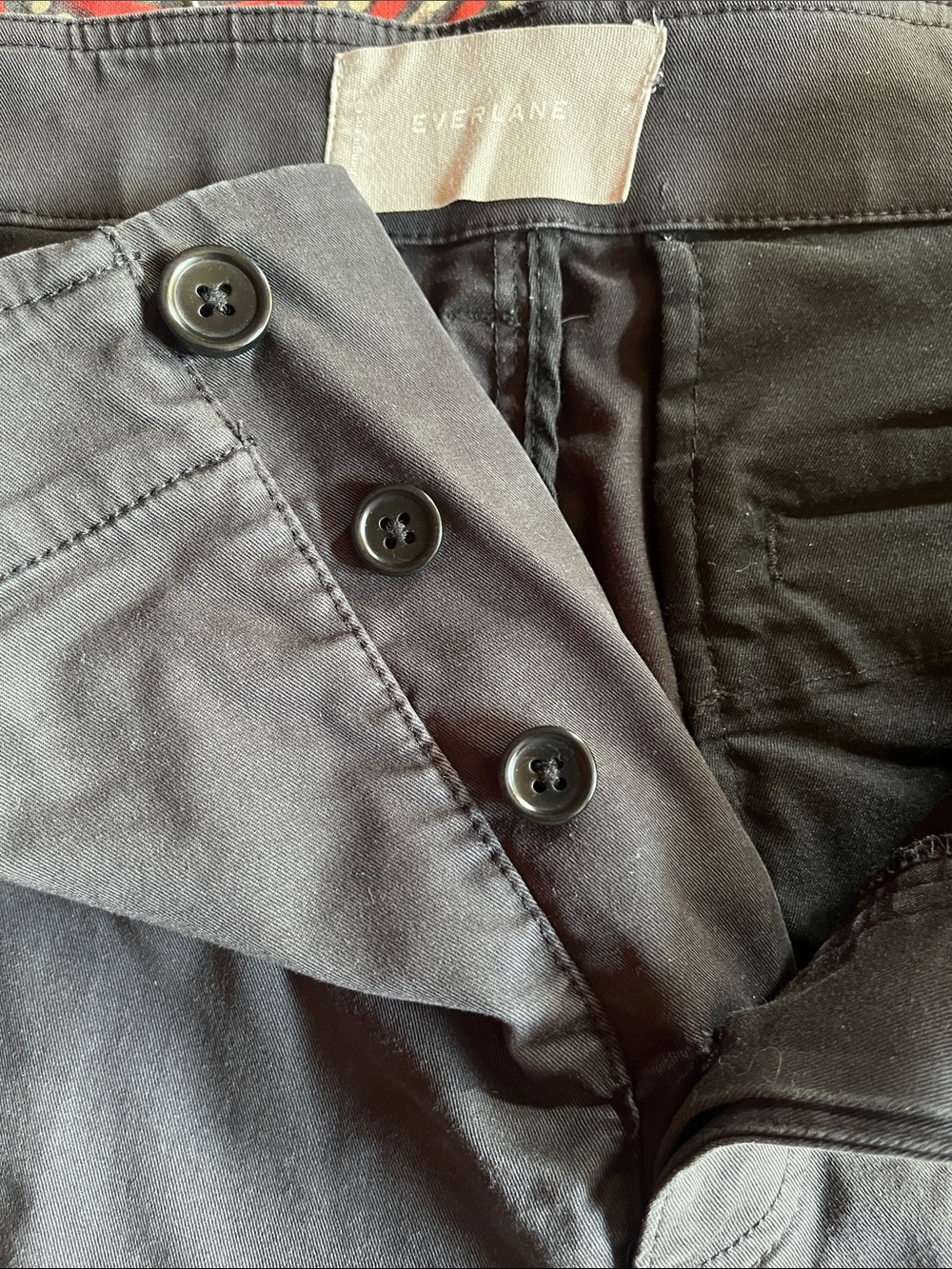 Black Chino style pants